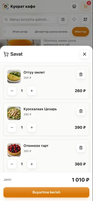 1. Ыалдьыт остуолтан сакаас ыытар