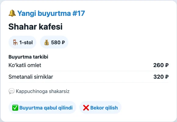 2. Smena ko‘radi va boshqaradi