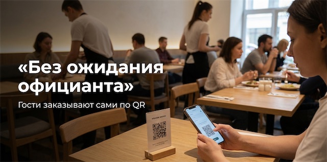Без ожидания официанта в кафе
