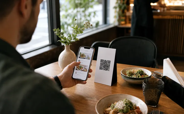 Что видит гость после скана QR-кода