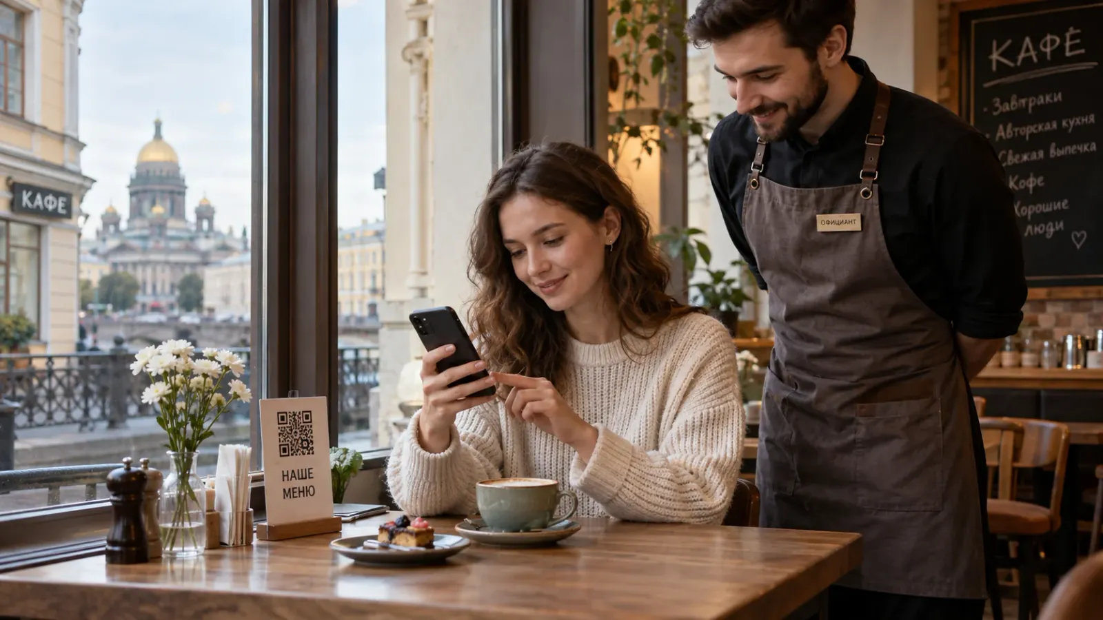 Заказ со стола без отдельного приложения: как работает Умное Кафе
